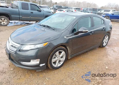 2014 Chevrolet Volt из США, поврежденный, VIN 1G1RE6E44EU167087